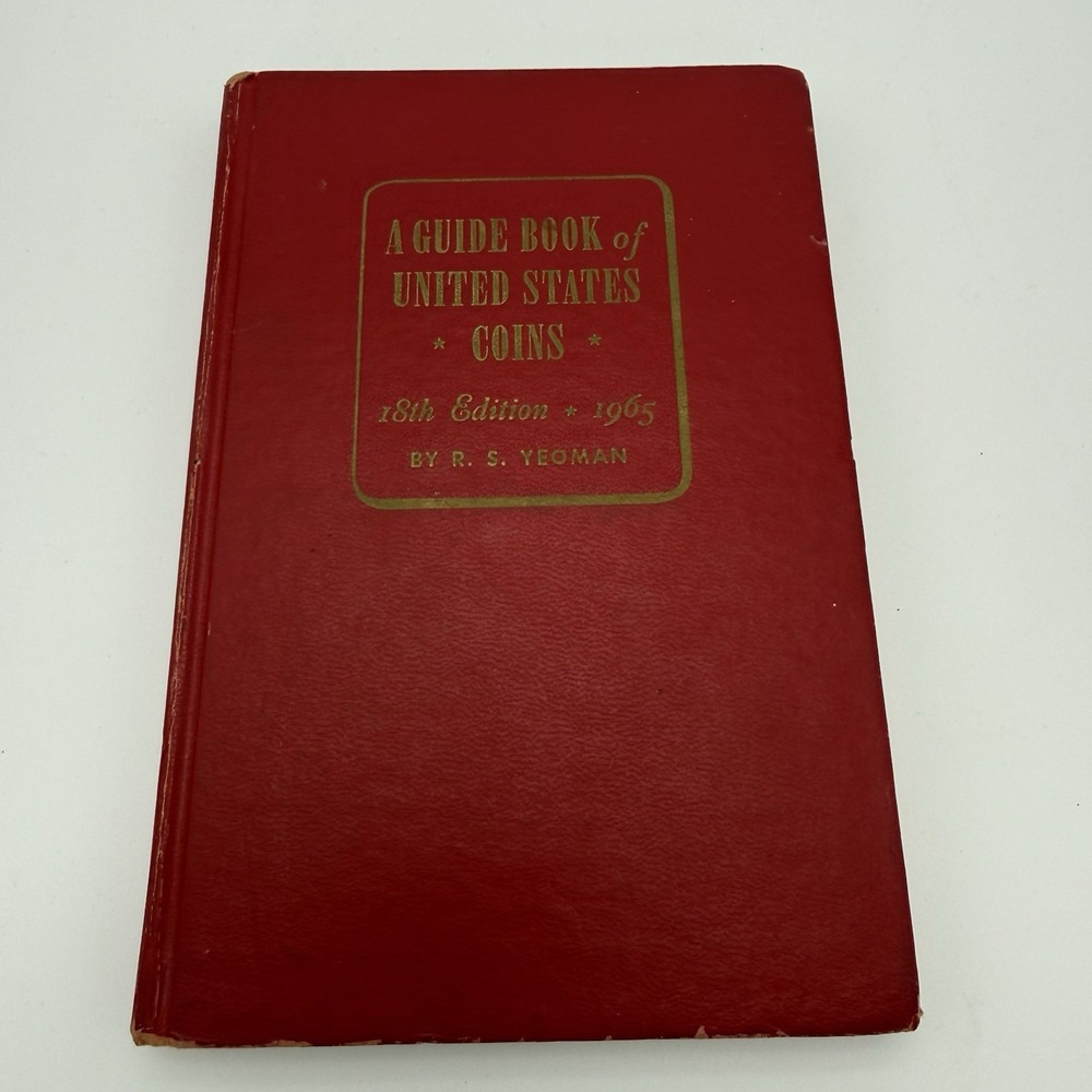 Vintage 1965 Red Book Guide United States Coins 18th Ed R.S. Yeoman Hardcover